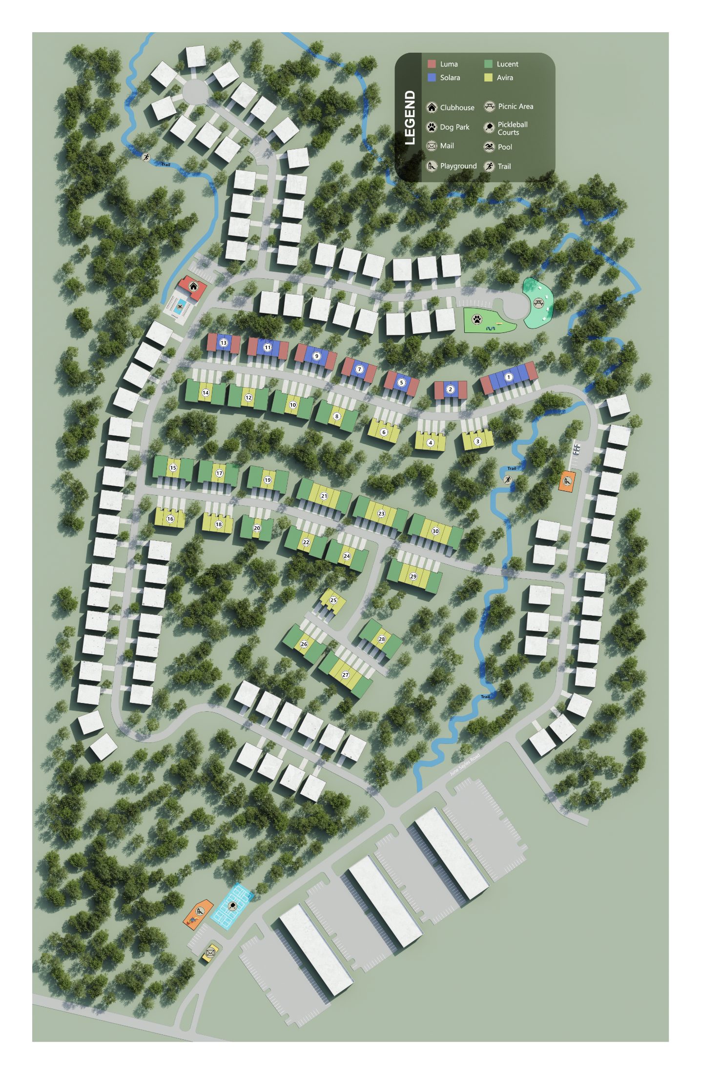 The Wilds site plan